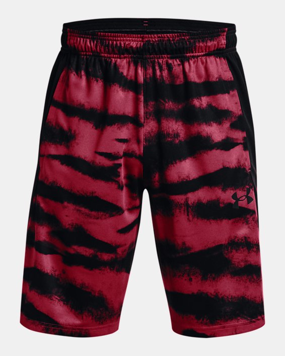 Men's UA Baseline 10'' Printed Shorts, Pink, pdpMainDesktop image number 5